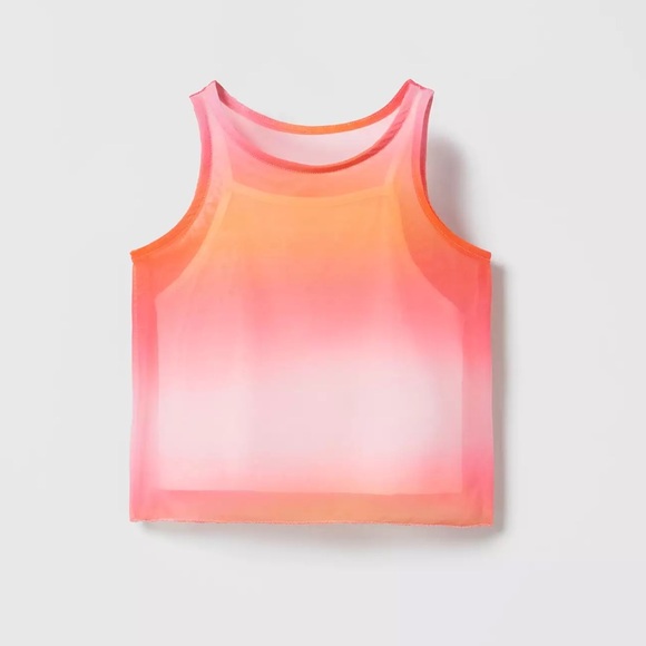 ZARA Tie-Dye Tulle T-Shirt Size 11-12Y - Picture 4 of 6